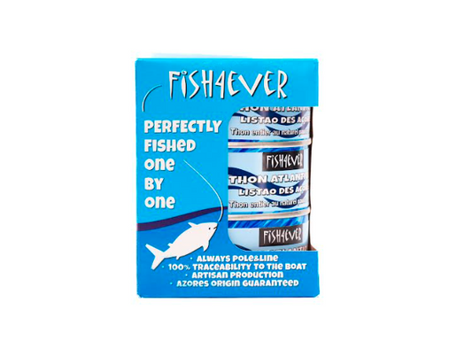 Fish4ever -- Thon entier au naturel pauvre en sel - 3 x 160g